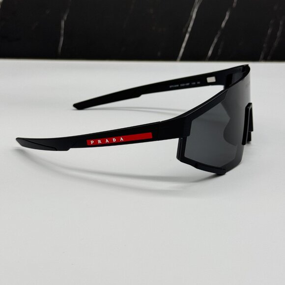 NEW PRADA LINEA ROSSA SPS 04W DG006F UNISEX PRADA PS04WS DG006F BLACK PS 04WS - Picture 6 of 9